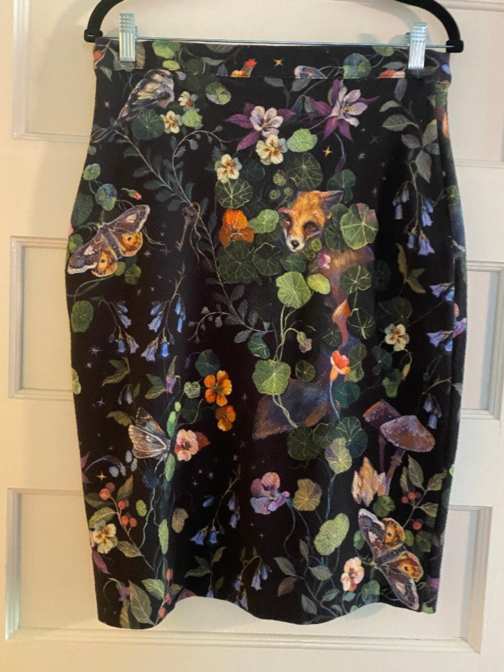 Anthropologie Claire McAllister Woodland Print Pencil Skirt NWOT